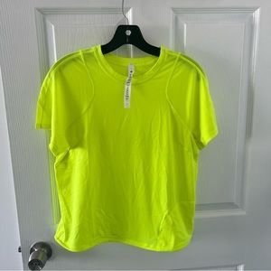 Lululemon Cinched Hem Hiking Shirt Size 6 Yellow